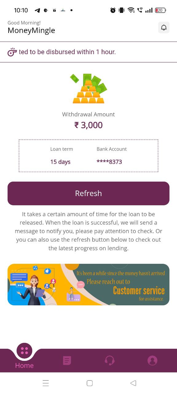 Money mingle loan App 