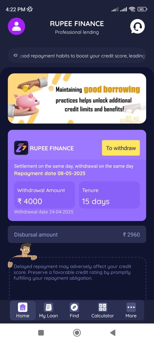 Rupee Finance Loan