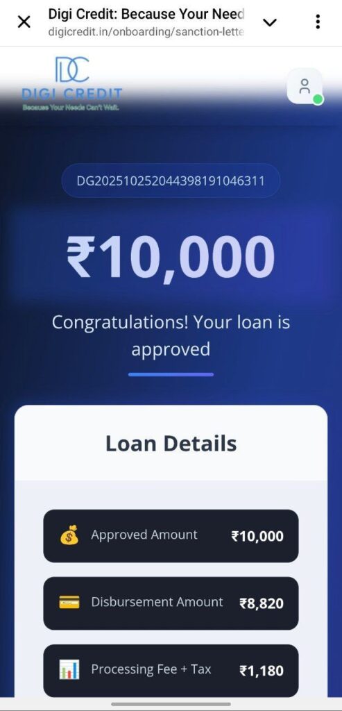 Digi Credit Loan Approval