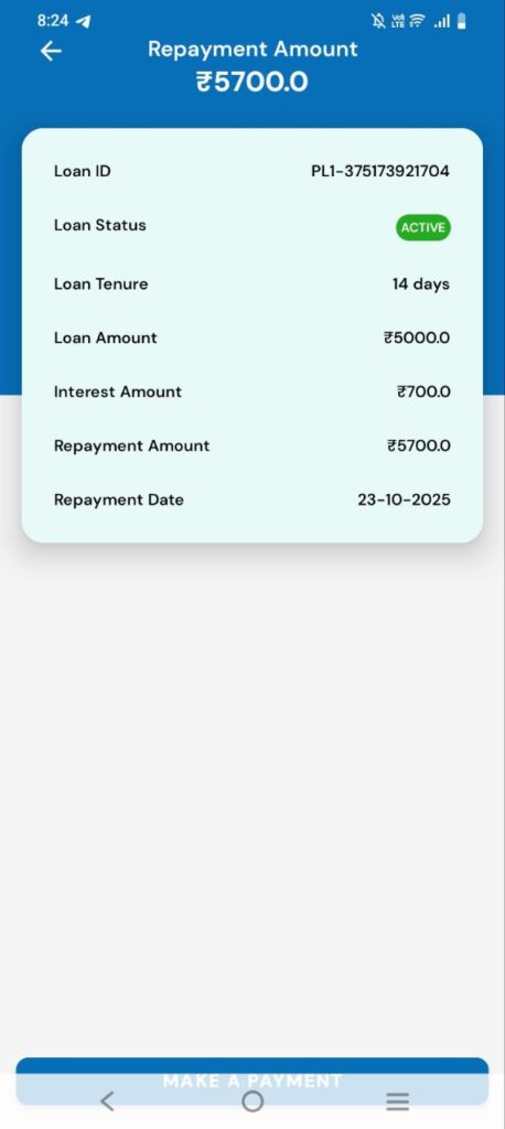 Anytime Rupee Loan App 