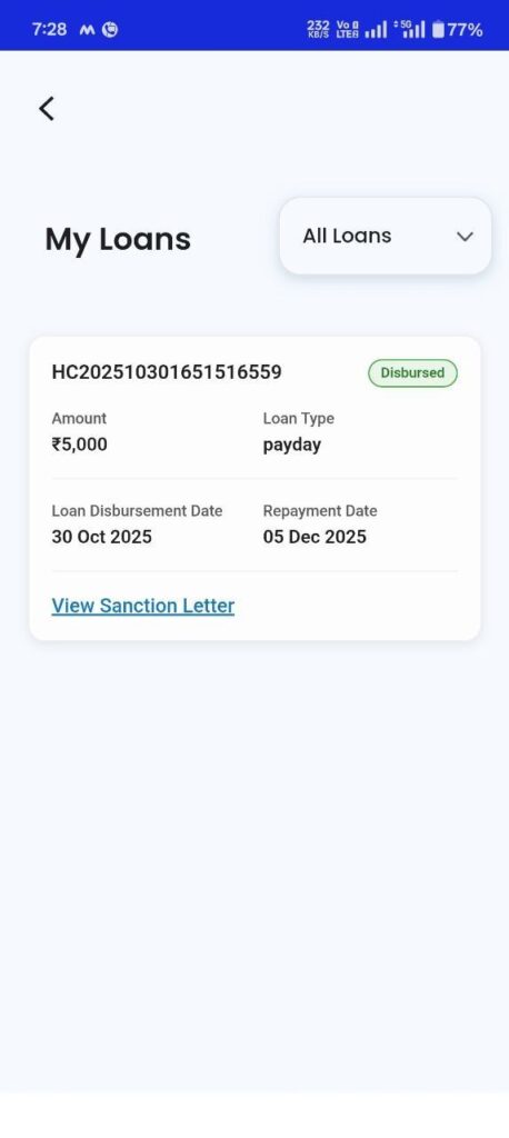 Ram Fincorp Pay Loan