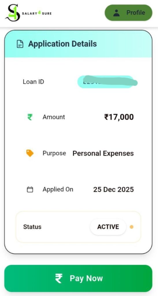 Salary4sure Loan Review
