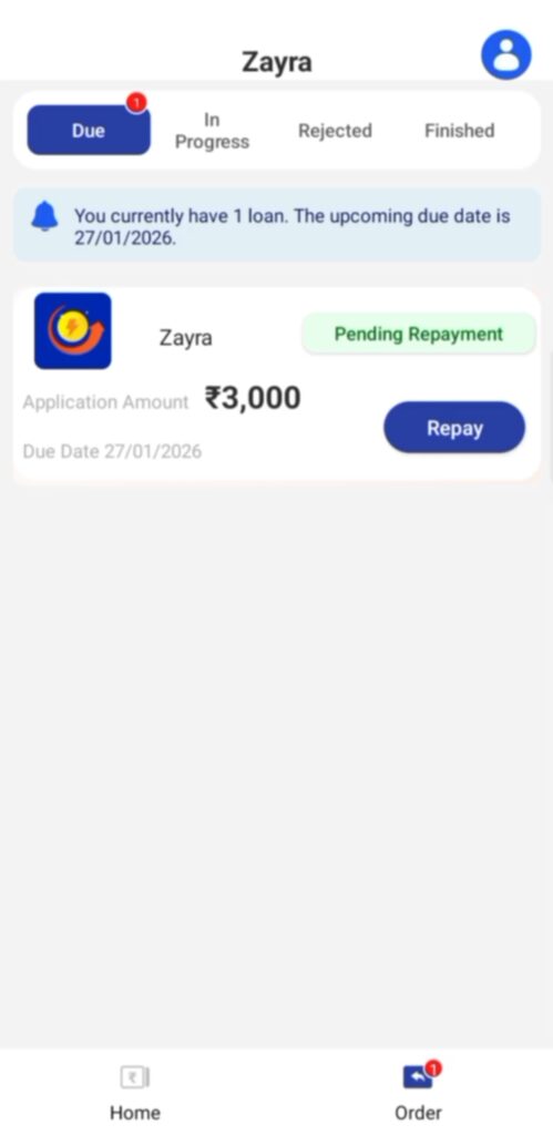 Zayra Personal Loan