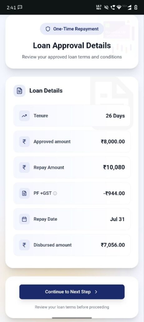 True Fund Loan Approval